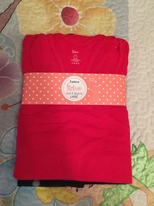 NEW FLIRTITUDE WOMENS TANK & LEGGING LOUNGE SLEEP SET SIZE L RED & BLK RET$38 - Picture 1 of 2