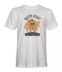 Camiseta divertida para hombre/unisex del campeonato de golf del espacio exterior astronauta - Imagen 1 de 7