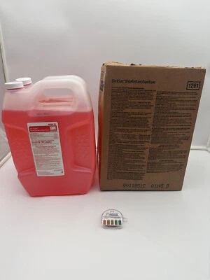 2 x Gallon Ecolab Kay ClickSan Disinfectant Sanitizer Concentrate HYDRION TEST
