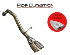 PIPE DYNAMICS PEUGEOT 208 GTI 1.6i 208 CV 13-18 Caja Trasera Silenciador Borrar Escape - Imagen 1 de 4