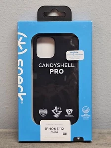Speck Candyshell PRO Slim Soft Touch Hülle für iPhone 12 Mini (5,4") Schwarz Neu - Bild 1 von 7