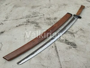 KATANA HANDMADE D2 TOOL STEEL,TACTICAL SURVIVAL,COMBAT NINJA SWORD - Picture 1 of 12