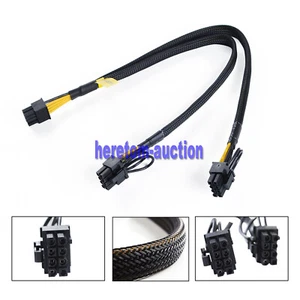 8Pin to 8+8pin PCI-E GPU Power Cable For HP ML350P GEN8 G8 and Nvidia Grid k2 - Picture 1 of 12