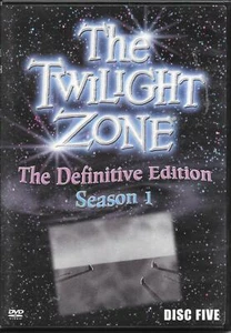 THE TWILIGHT ZONE-SEASON 1-DISC FIVE-REPLACEMENT DVD+CASE+INSERT-FAST SHIP WW - Picture 1 of 6