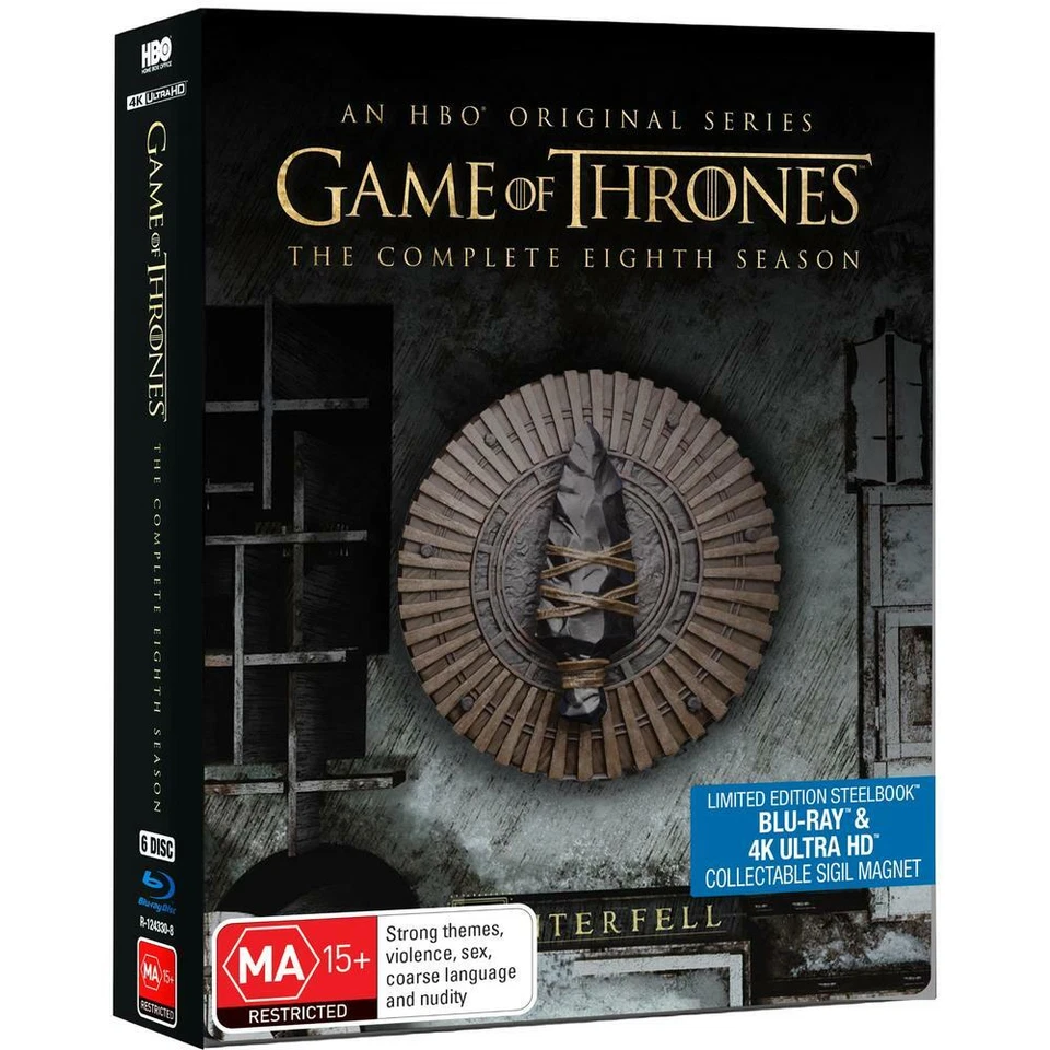 GAME OF THRONES : Season 8 : NEW 4K UHD Blu-Ray Steelbook - Image 1 of 1