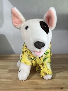 Vintage 1987 Spuds Mackenzie Dog Bud Light Plush Stuffed Hawaiian Shirt Applause