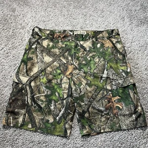 Men’s Red Head Camo Hunting Cargo Shorts Size 2XL Mesh Realtree EUC 42x11 - Picture 1 of 7