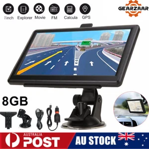7" 8G GPS Navigation Car Truck Navigator Sat Nav Lifetime Free AU Maps Update AU - Picture 1 of 14