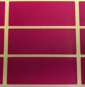 Rettangoli codice colore viola grande 30 x 78 mm - scatola / file adesivi / etichette - Foto 1 di 17