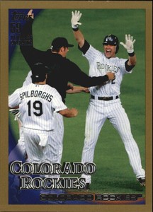 2010 (ROCKIES) Topps Gold Border #397 Colorado Rockies /2010