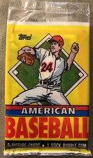 1989 Topps UK Minis American Pack Chris Sabo Reds (T) Harold Baines White Sox (B