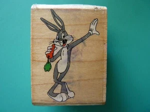 Looney Tunes Bugs Bunny 'What's Up Doc?' RUBBER STAMPEDE Rubber Stamp - Picture 1 of 2