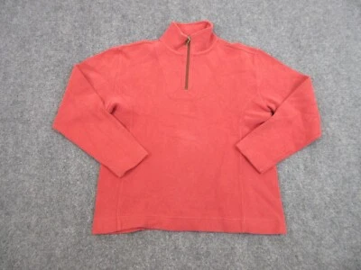 Tommy Bahama Suéter Mujer Extra Pequeño Rojo Pullover Cremallera Tejido Sudadera Informal Foto 1 de 4