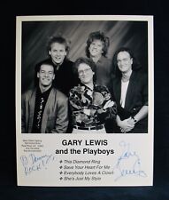 GARY LEWIS & THE PLAYBOYS~Autographed 8x10 Photograph From This Rock Legend