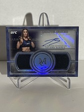 2019 Topps UFC Museum Collection Tatiana Suarez Dual Relic Auto 67/140 Autograph