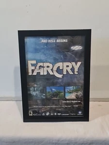 "Far Cry Xbox PC 2004 PÓSTER DE JUEGO ANUNCIO ENMARCADO A4 8X12" - Imagen 1 de 2