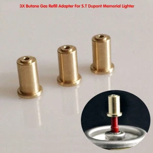 6Pcs Brass Gas Refill Adapter For S.T Dupont Memorial Lighter DIY Repair Kit AE