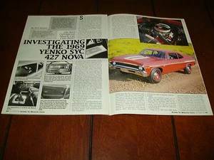1969 YENKO COPO SYC 427 NOVA ***ORIGINALARTIKEL VON 1990*** - Bild 1 von 2