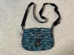 DAMEN KIPLING LOCAL TR BLAU KLEINE UMHÄNGETASCHE HANDTASCHE REISSVERSCHLUSSTASCHE AFFE ZZ - Bild 1 von 10