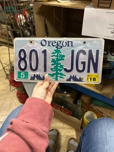 2000s Oregon License Plate 801 JGN - Picture 1 of 15