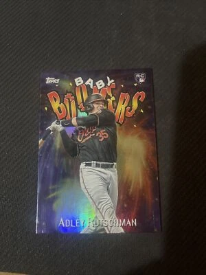 2023 Topps Archives ADLEY RUTSCHMAN BABY BOOMERS ROOKIE FOIL INSERT RC 98BB-1 - Image 1 of 2