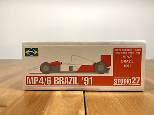 Studio27 1/20 Mclaren MP4/6 F1 1991 Brazilian GP static model kit - Foto 1 di 4