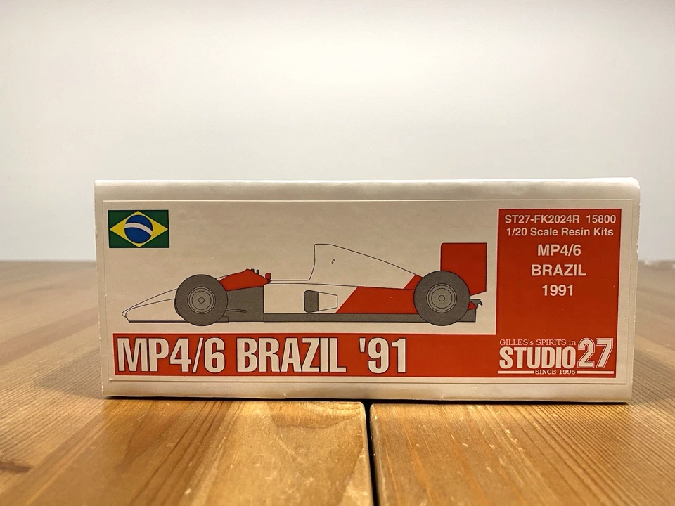 Studio27 1/20 Mclaren MP4/6 F1 1991 Brazilian GP static model kit - Immagine 1 di 4