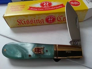 Kissing Crane Mint Julep Barlow Folding Knife NEW KC5170 - Picture 1 of 3