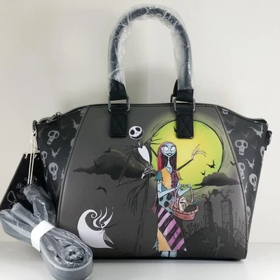 Disney The Nightmare Before Christmas Jack & Sally Picnic Satchel Crossbody Bag - Image 1 of 4