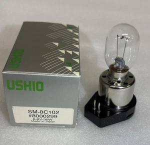 USHIO SM-8C102 6V30W Mikroskoplampe # 8000299 * LS-30 * NEU - Bild 1 von 7