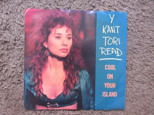 Y KANT TORI READ (TORI AMOS) "COOL ON YOUR ISLAND" 1988 ATL. EX/VG PROMO 7" +PS - Picture 1 of 7
