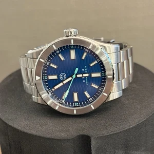 Henry Archer: Akva Ocean Cyan Watch - 40mm on Bracelet - MINT - Picture 1 of 7
