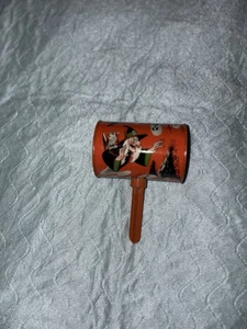 Vintage US Metall Spielzeug Halloween Geräuschmacher Hexe Geist schwarze Katze Fledermäuse - Bild 1 von 4