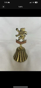 "Löwe von Juda" Vintage Heiliges Land 3,5 in Messing Souvenir Glocke Judentum Sammlerstück - Bild 1 von 1