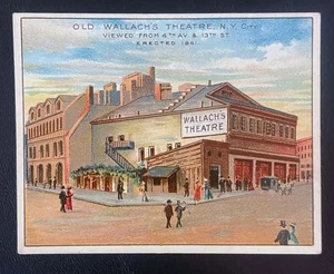 1910 T108 Between The Acts Theatres - OLD WALLACH'S THEATRE , NYC - Picture 1 of 2