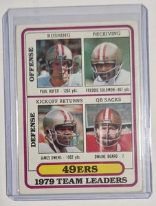 Top Rar 1979 Team Leaders - San Francisco 49ers Topps #526 - Bild 1 von 2
