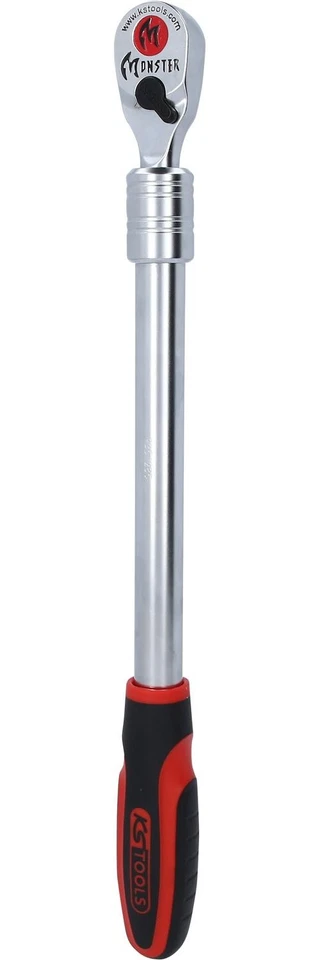 KS TOOLS 1/2" Monster Teleskop-Umschaltknarre, 100 Zahn - Bild 1 von 4
