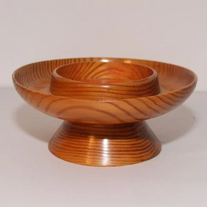 Portacandele in legno tornito a mano - Genver Crafts Cornovaglia - Foto 1 di 7