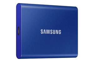 Samsung T7 Portable SSD - 1 TB - USB 3.2 Gen.2 External SSD Indigo Blue (MU-PC1T - Picture 1 of 2
