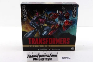 Spinister vs Topspin Amazon Sealed MISB MOSC Age of the Primes Transformers - Picture 1 of 3