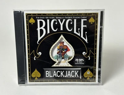 NEW! Bicycle Blackjack (Windows PC, 1996) Factory Sealed Betting Strategy - Image 1 of 3