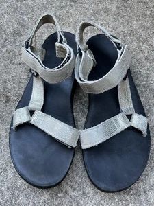 Sandali alla caviglia donna Teva originali universali pelle oro metallizzato 7/38 - Foto 1 di 9