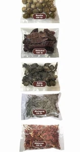 Reetha Amla Shikakai Bhringraj Hibiscus (Raw Form) for Hair 500 Gm (100g Each) - Picture 1 of 2