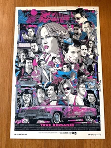Tyler Stout True Romance Variant Poster - Sold Out - Mondo & Alamo Artist - Picture 1 of 8