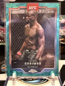 2025 Topps Chrome UFC - Themba Gorimbo #164 Teal Lazer Refractor /175 GL - Picture 1 of 2