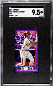 2023 Topps Rip #MRIP-MS Mike Schmidt Mini Purple /25 SGC 9.5 - Picture 1 of 2