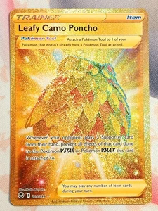Poncho Leafy Camo (Secret) 214/195 Swsh12: Sword & Shield - Silver Tempest Holo - Imagen 1 de 2