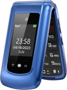 GSM Seniorenhandy Klapphandy Ohne Vertrag Vodafone Großtasten Notruffunktion - Bild 1 von 15