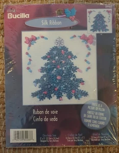 🌲Vintage Bucilla Silk Ribbon Christmas Tree - Design by Terry Bertone - NOS - Picture 1 of 3
