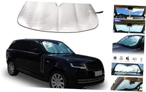 Custom Fit Car Front Windshield Sunshade for L@nd Rover Range Rover Silver - Picture 1 of 8